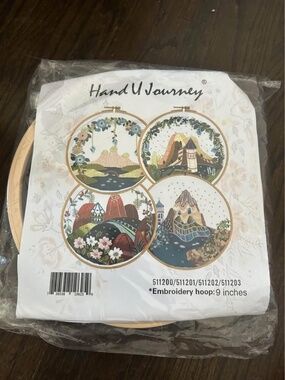 Set of 4 - 9in Embroidery Hoop - Patterns and Supplies Inc.